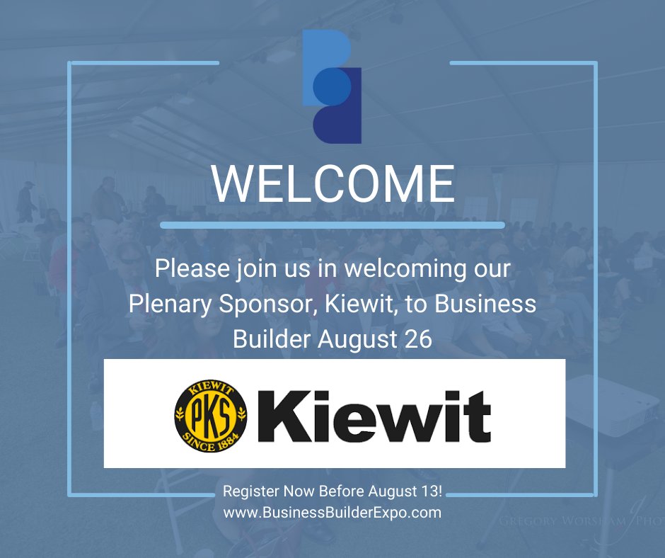 BusinessBuildLA's tweet image. Welcome, @kiewit! We are glad to have you with us again. Register for Business Builder August 26: businessbuilderexpo.com #BusinessBuilder2021