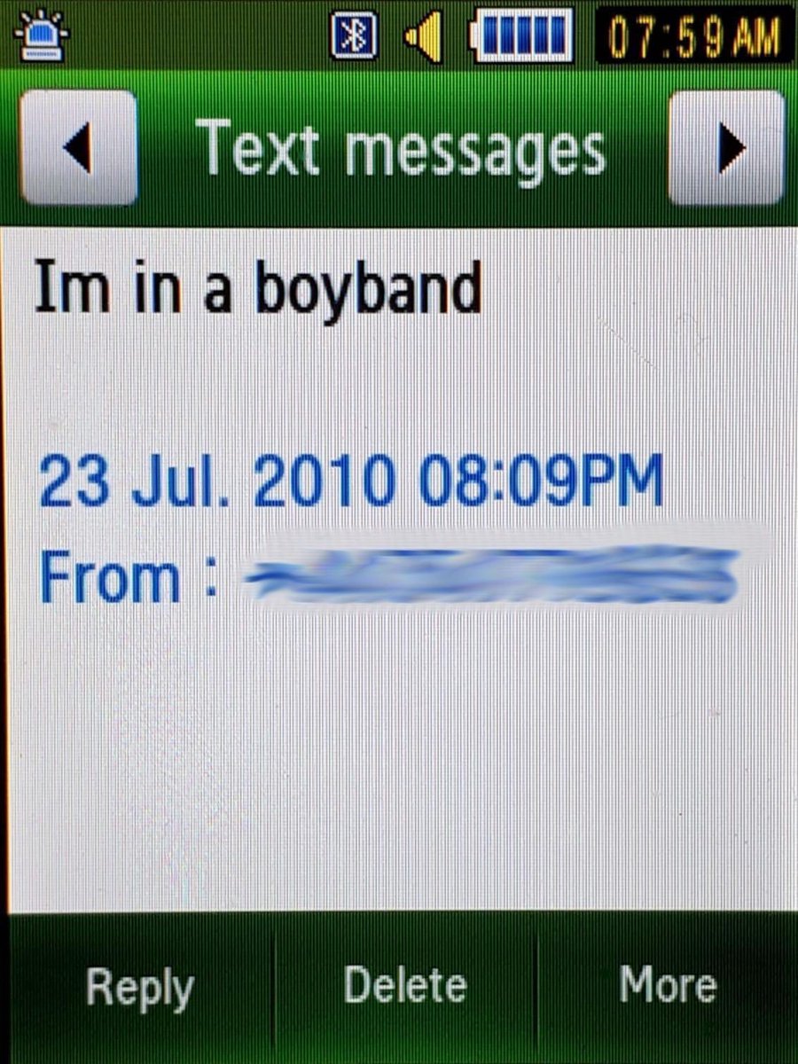 Liam's text to his dad exactly on this day 11 years ago. #11YearsOfOneDirection