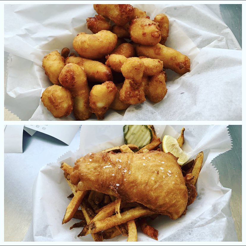 MacsFishChips's tweet photo. Chef’s kiss 🤌 #cheesecurds #fishandchips https://t.co/afW6q8Nmgo