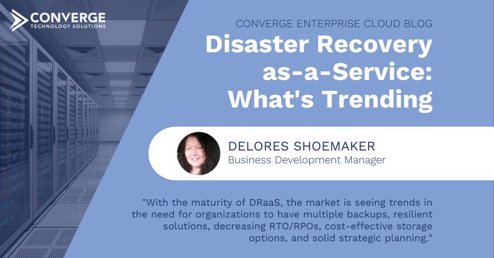 Curious to know what's trending in the world of Disaster Recovery as-as-Service? Delores Shoemaker dives into the evolution and value-add of DRaaS, equipping you with the necessary information to make informed decisions that will outsmart business risks. bit.ly/3BxRbVe