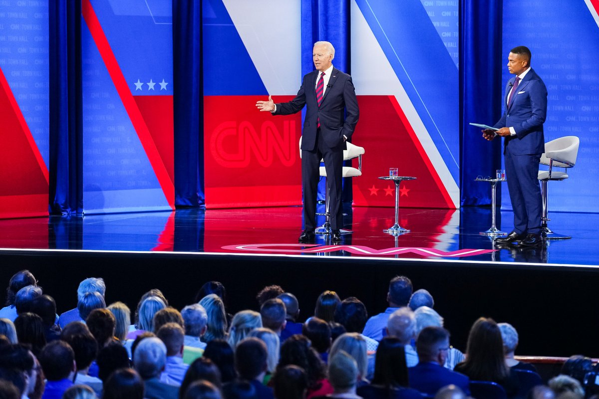 At last night's town hall, President Biden spoke with Americans about our progress so far and the road ahead. With over 160 million people vaccinated, record job growth, and checks in the pockets of those hardest hit by this pandemic – we’re getting America back on track.