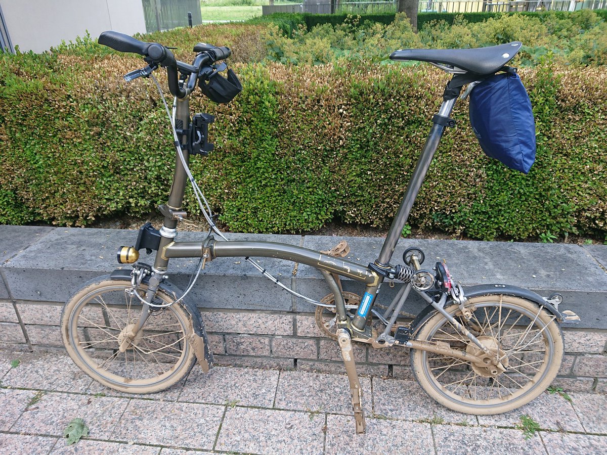 Rough after work tour. #brompton