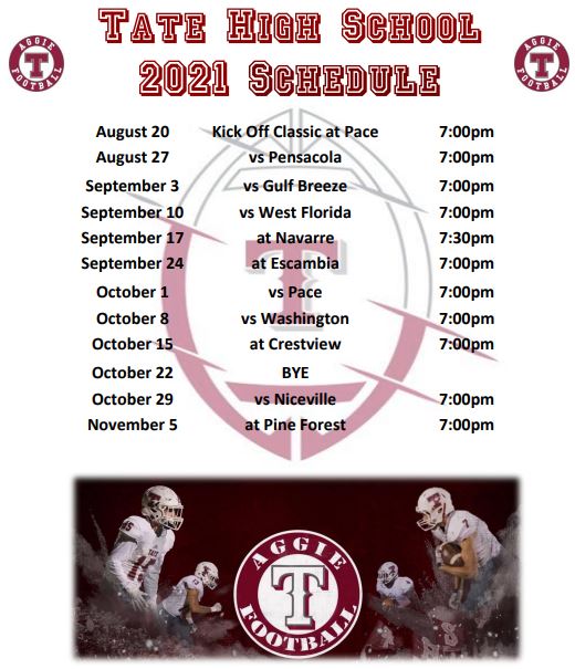 Recruit Tate Football (@recruittate) on Twitter photo 2021 Tate High School Football Schedule 2021 Tate High School Football Schedule