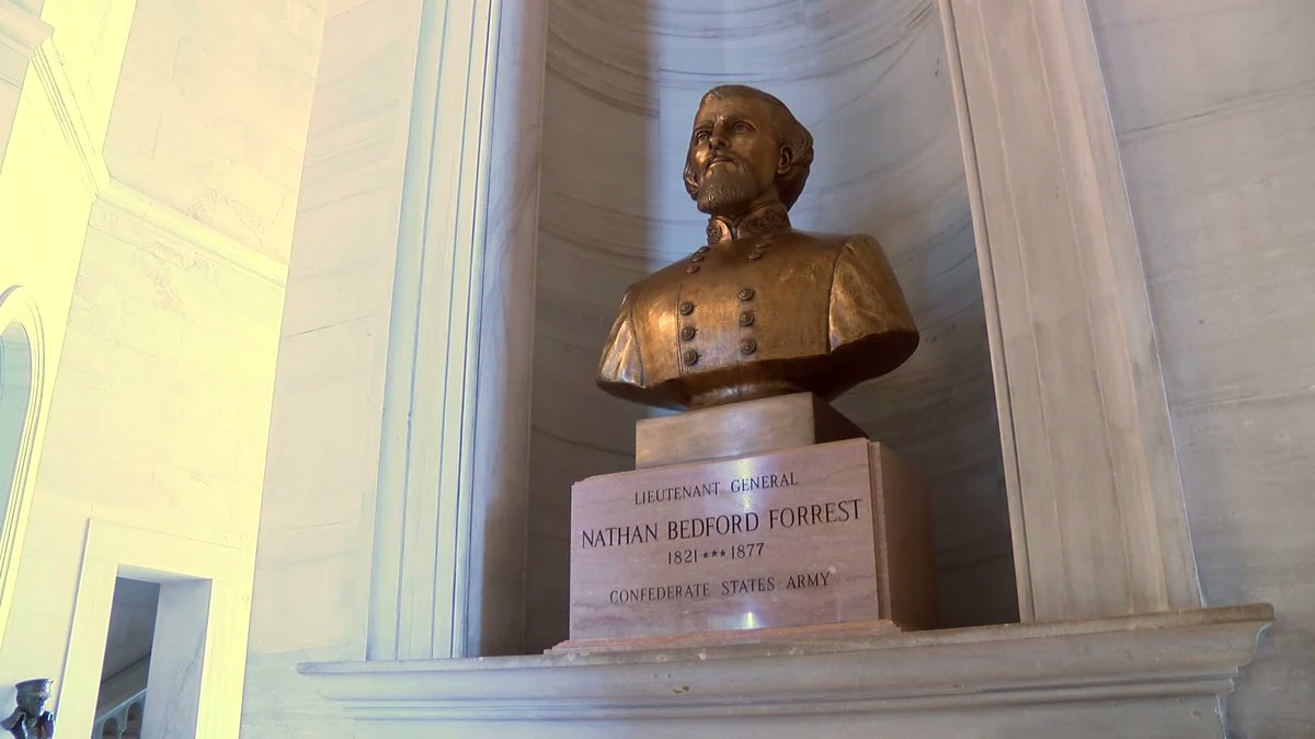 I am very thankful that the State Building Commission voted to move forward on the removal of the Nathan Bedford Forrest bust from our State Capitol. It has been painful for members to walk into the people's chamber underneath this monument. It belongs in the state museum.
