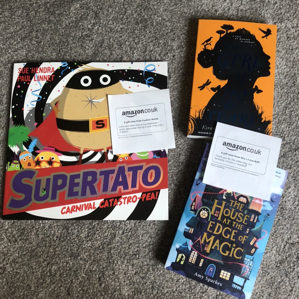 Came home to 3 amazing new additions to my class library thanks to Miss Welsh and Miss MacDuff(?) 🥰 I can’t find you on Instagram so if you’re on here then thank you SO much! My new class will absolutely love these!!  #readingforpleasure