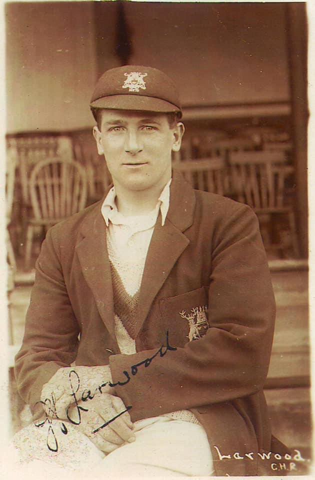 Police_Gazette's tweet photo. Remembering Harold Larwood of @TrentBridge &amp; @ECB_cricket, who died on this day in 1995. 

He had a “lovely gallop over the earth, head down, like a young colt chafing his bit.” - Neville Cardus. 

@KPCC_official https://t.co/1PZ7wn4Drq