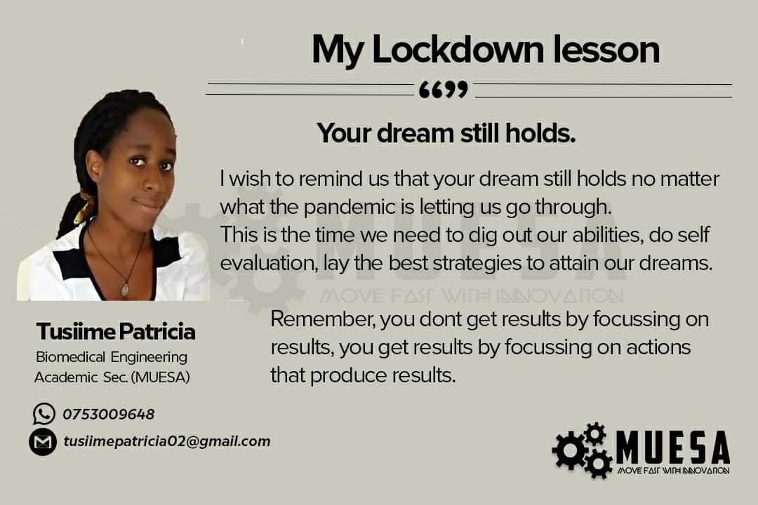 #LockdownAwarenessDrive 

<a href="/MbararaUST/">Mbarara University</a> @MUESAOfficial