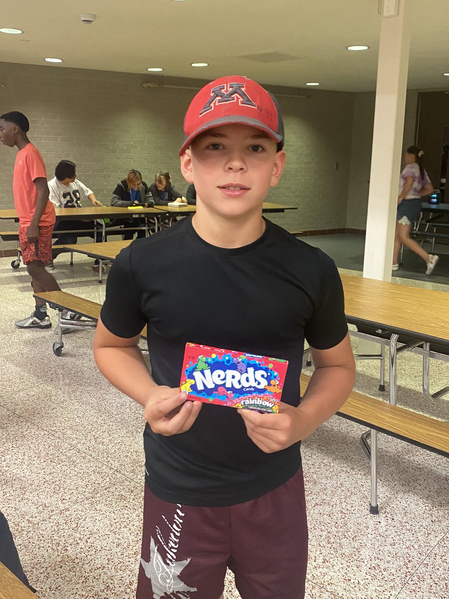 Here are some of the winners from our MMS summer challenges today! #minutetowinit #winners <a href="/ISD882/">Monticello School District</a>