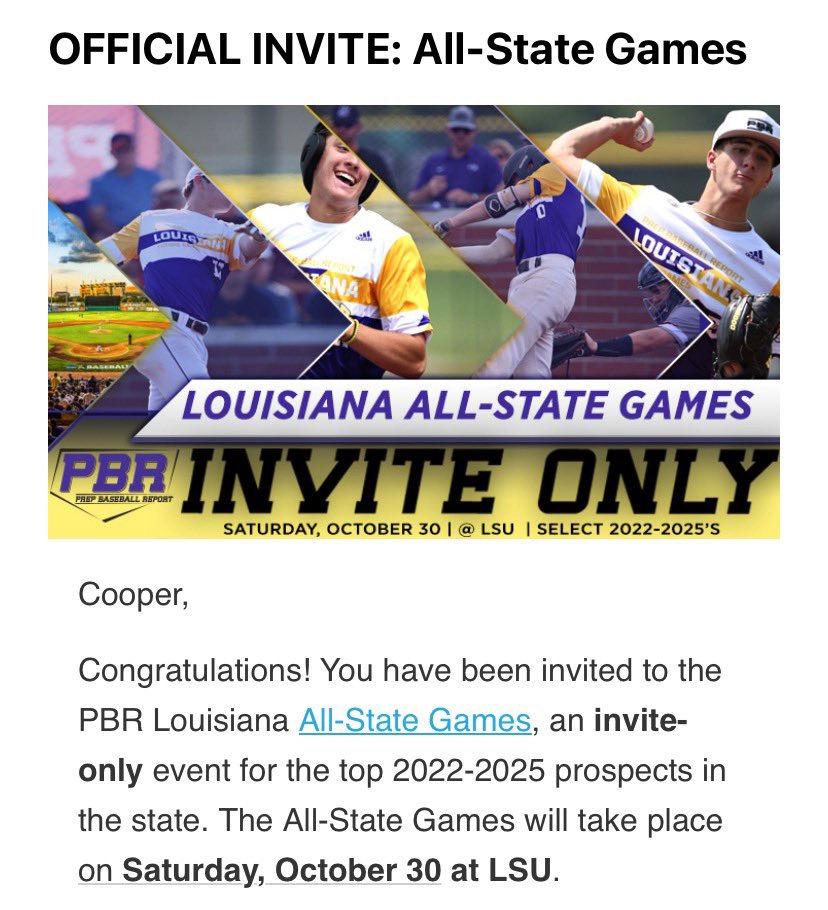 Thanks for the invite! <a href="/AlexArmandPBR/">Alex Armand</a> @PBR_Louisiana