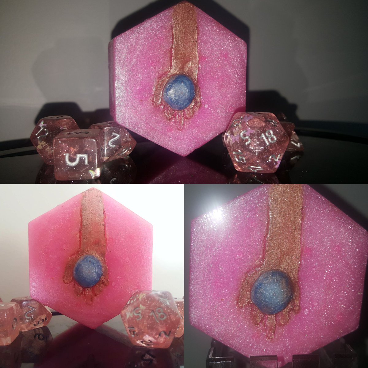 savingthrowsuds's tweet image. First up in our #ExandriaUnlimited inspired soap line is &quot;Hometown Gem&quot; inspired by #Opal (portrayed by the amazing @aimeecarrero)! This pink sparkling soap has light notes of rose &amp;amp; bubblegum &amp;amp; features a carving of the pendant worn by Opal! #ExandriaUnlimitedFanart