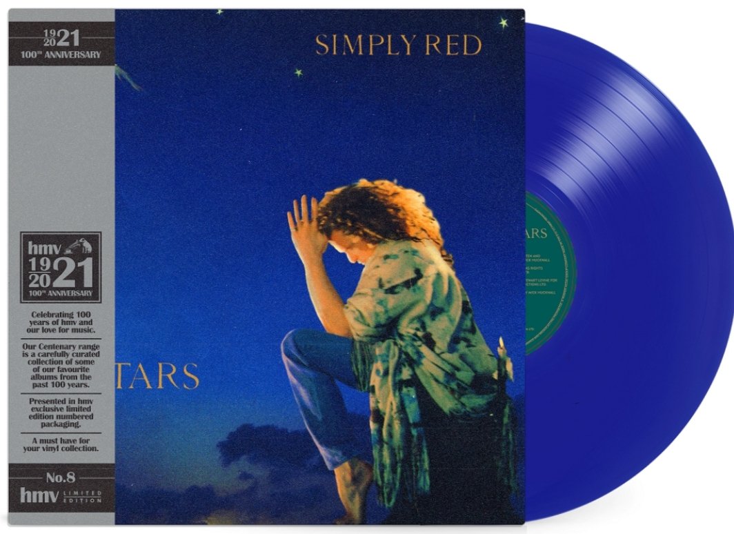 RadioClub101500's tweet photo. @SimplyRedHQ  💟 Stars 💟
Stars (hmv Exclusive) the 1921 Centenary Edition Blue Vinyl https://t.co/qOTn8WB9pa