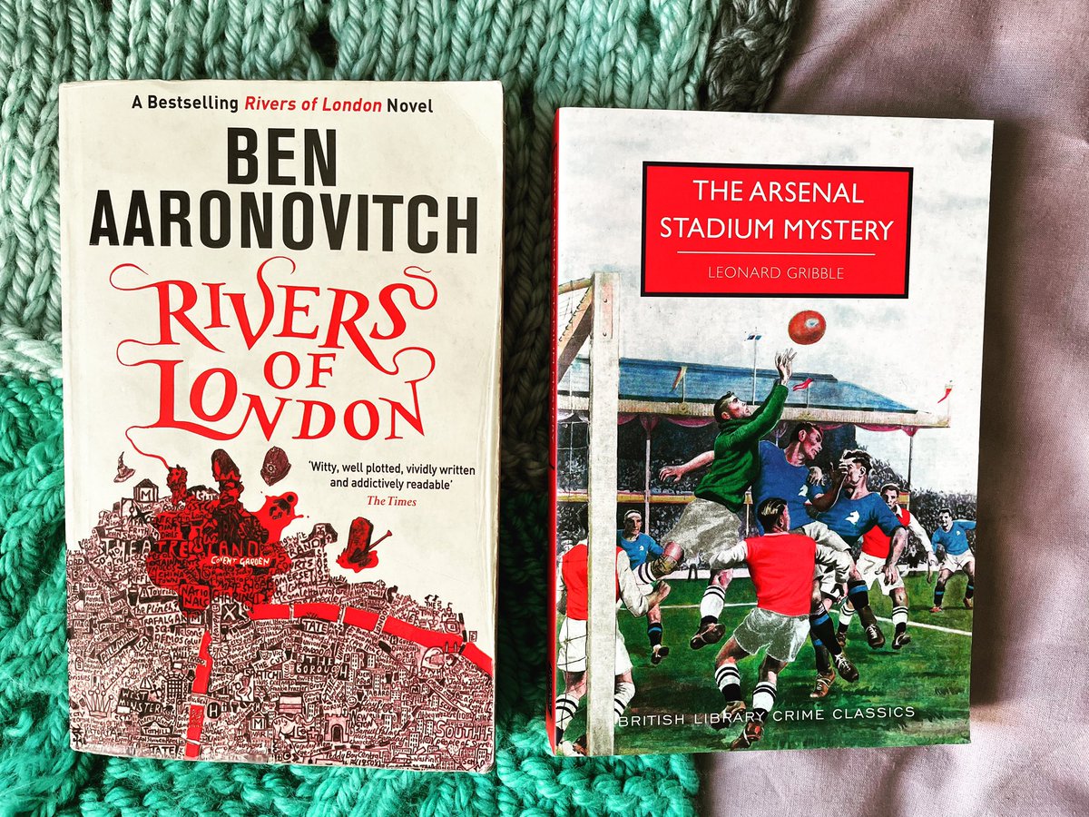 Pleased with my charity shop #bookhaul today! Rivers of London by @Ben_Aaronovitch has been on my wish list for a while, and I never miss a chance to pick a new #BritishLibraryCrimeClassic! Has anyone read either of these? Let me know what you thought! #booktwitter