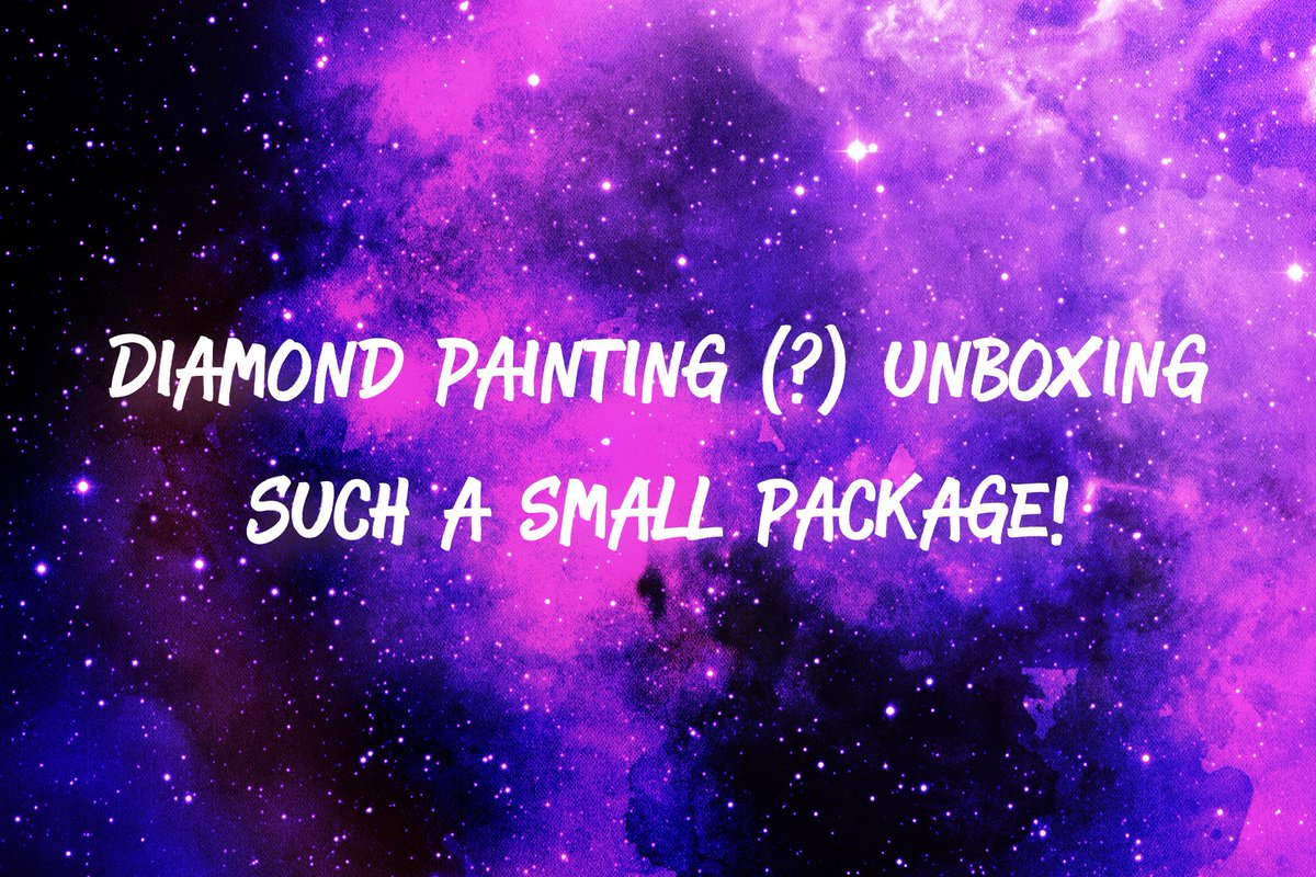 FancyPainting's tweet photo. Diamond Painting Unboxing - Uh oh, too small     https://t.co/cJ4kM1URee https://t.co/tnt4f5JWzK