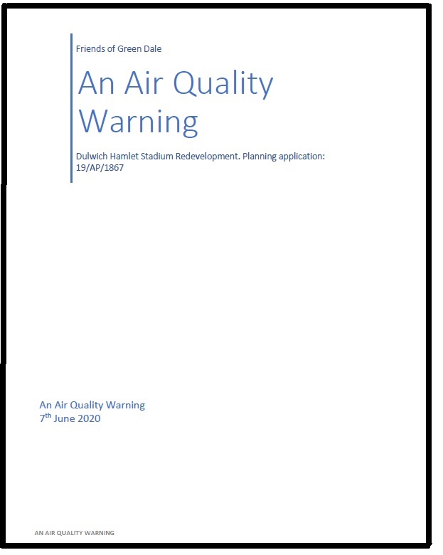 Really, kid's sport area next to pollution source! 

Applicant's air quality (AQ) report didn't even mention the users of their MUGA! We submitted an AQ warning report

FOI response we got today cites an email re our report stating, 'It never ends!' 

For now 'no', more digging!