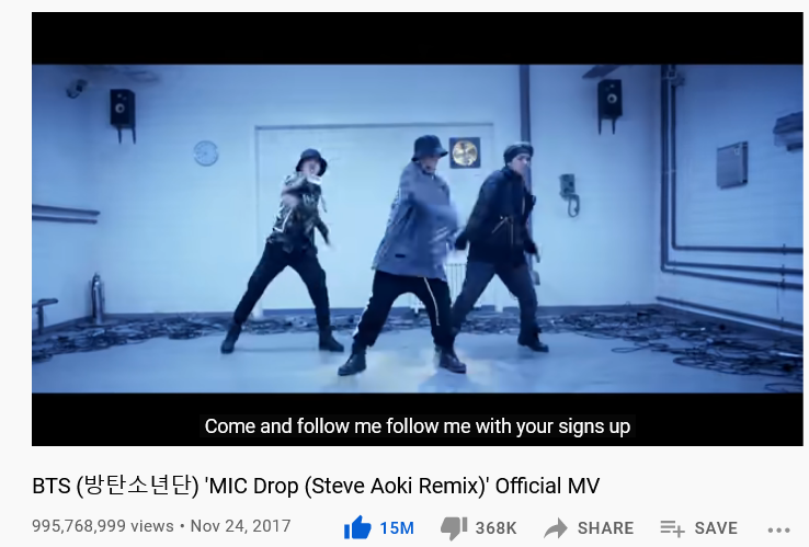 MayssaOt7's tweet photo. streeeeem Mic Drop
#StreamMicDrop #MicDropTo1B https://t.co/2LbseQRaSk