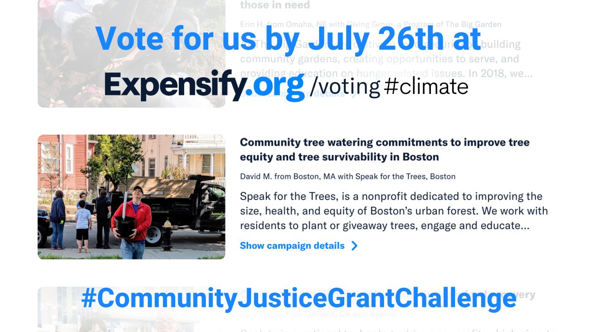 Speak for the Trees, Boston tweet media