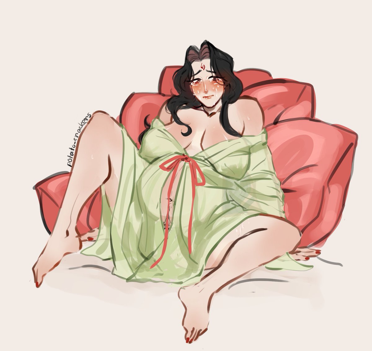 potato_crackers's tweet photo. cw nsfw pregnancy genderbend
.
.
Her libido was low for a bit and she was doing well and sqq had to leave (even though she didnt want to) and oh noo binghe's libido decided to come back while shizun can't helppp
uncensored ver: https://t.co/uliJDjocei
#bingqiu #svsss https://t.co/4S1q2wWmRJ