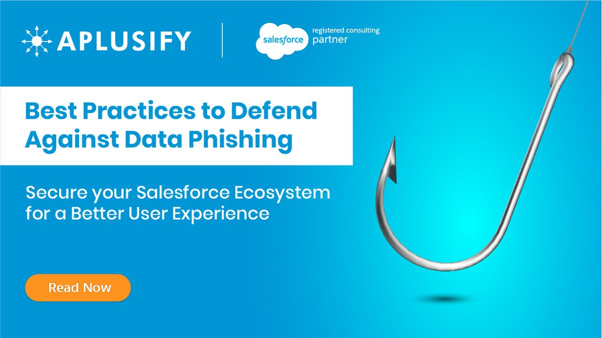 #Dataphishing attacks have raised major data threats for organizations.

Data breaches + compromised user data = Weak system security. 

Read this blog to learn how your organization should secure #Salesforcedata.
rb.gy/xnchx8

#Salesforce #datasecurity #nonprofits