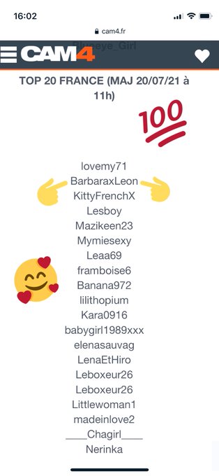 Nous sommes class&eacute;s 2&egrave;mes du classement fran&ccedil;ais provisoire pour le concours #CAM4 ! 😍 C&rsquo;est gr&acirc;ce &agrave;<a href="/tag/hot"class="tags"><span>#hot</span></a><a href="/tag/porn"class="tags"><span>#porn</span></a><a href="/tag/top"class="tags"><span>#top</span></a><a href="/tag/adults"class="tags"><span>#adults</span></a><a href="/tag/livestream"class="tags"><span>#livestream</span></a><a href="/tag/cam4"class="tags"><span>#cam4</span></a><a href="/tag/couplecontent"class="tags"><span>#couplecontent</span></a>