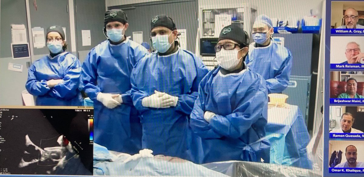 thomas_nest's tweet photo. Great Live Case at #TVT2021 from Vancouver @UBCmedicine Challenging LAAC using #Versacross from @BaylisMedical, Amulet device and the new steerable sheath from @AbbottNews, fusion imaging and #Feops pre-implantation measurements. @crfheart @docsaw @nzcardiologist https://t.co/aj71PhRIQC