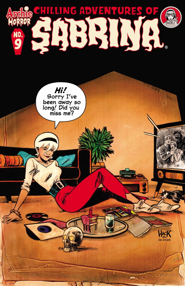ArchieComics's tweet photo. Feast your eyes on @Robert_Hack's two amazing covers for CHILLING ADVENTURES OF SABRINA #9, hitting comic shops on October 13th! 🖤 https://t.co/J6MrBib3e0