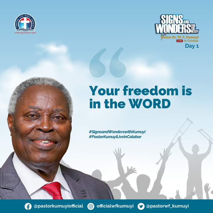 deeper_hq's tweet photo. Believe the Word and be saved!!!

Excerpts from the message of PASTOR W F KUMUYI 

#signandwonderswithkumuyi 
#KumuyiLiveinCalabar https://t.co/52FbXeyR2a