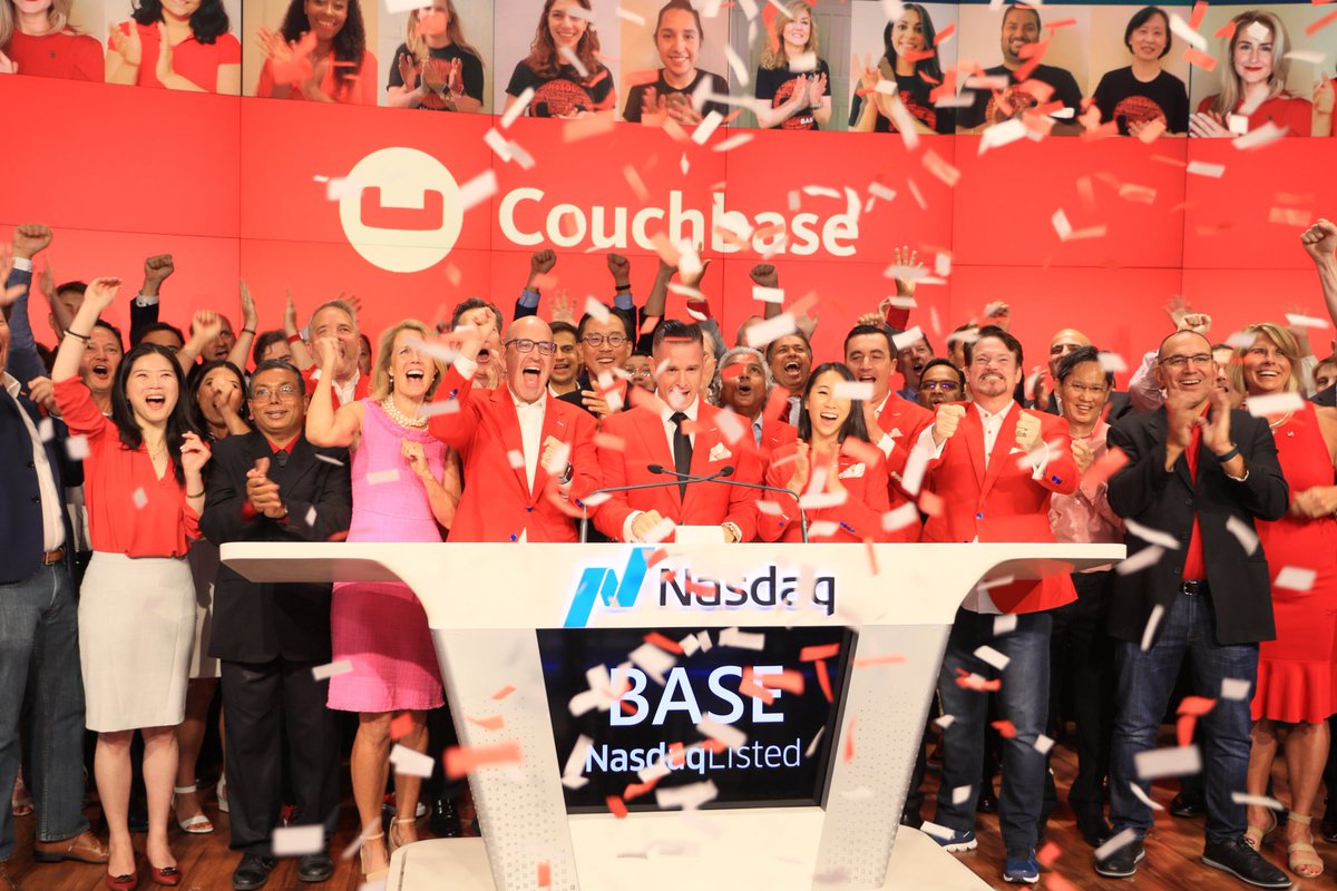 We took a big step forward to becoming a great company #CouchbaseIPO