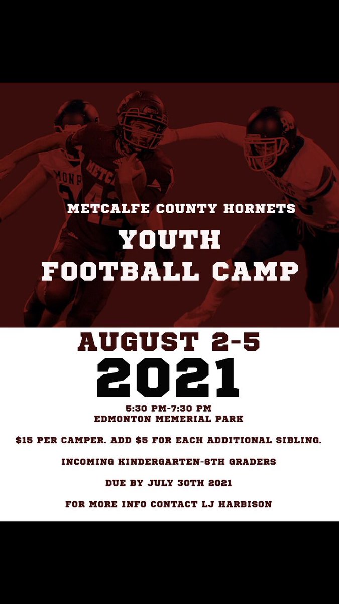 Make sure you sign up for Camp. Forms can be found at the HS or Elementary school.