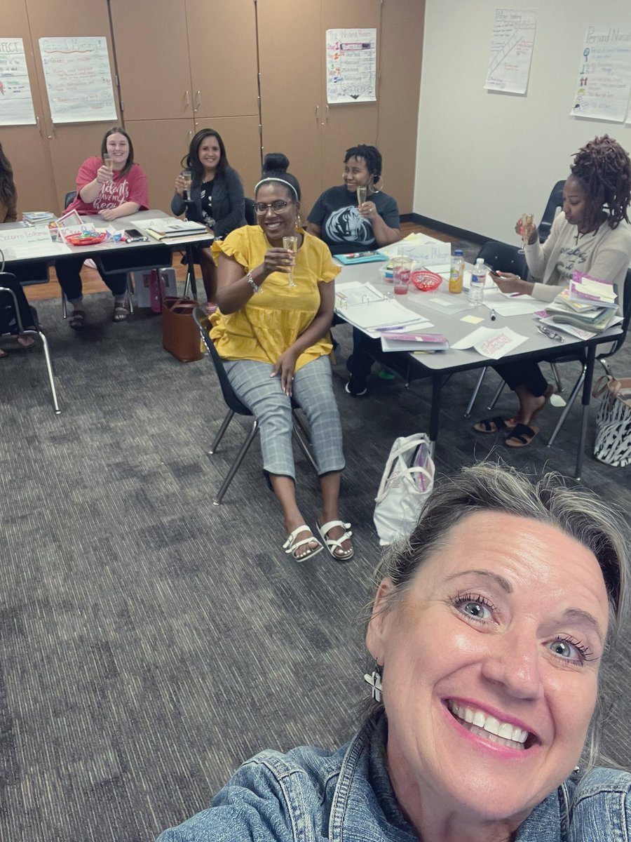Valued, capable and ready to teach!! Best 3rd grade née teachers ready for the school year! New Teacher Reading Academy week complete!! <a href="/CFISD_ELAR2_5/">CFISD ELAR 2-5</a>  a ginger ale toast to celebrate!