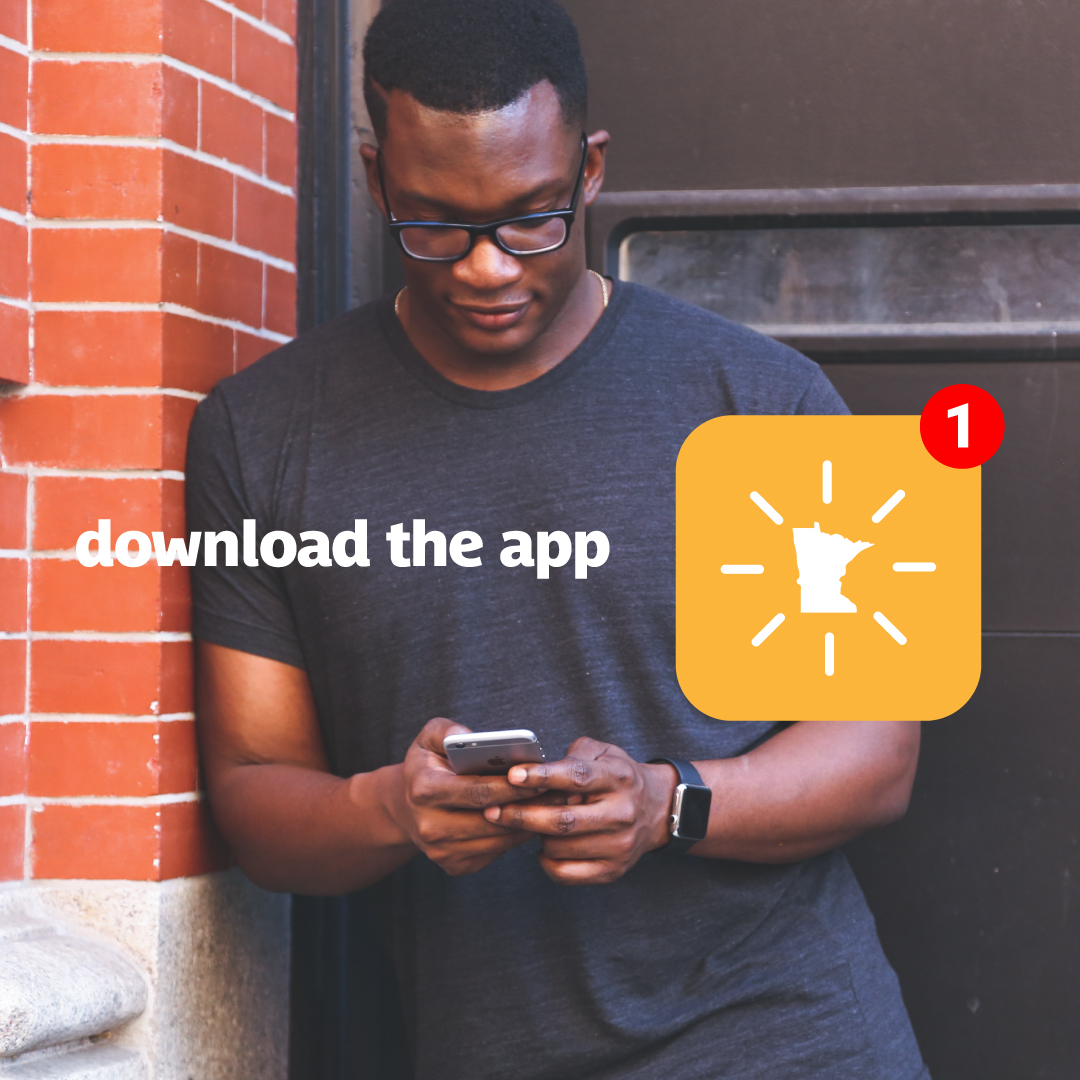 LetLightWin_MN's tweet photo. Add a little kindness to your day! 

Find local causes to connect to, and simple reminders for good in your day! Download today! 

Google Play: https://t.co/OHXcxW7phl 
Apple Store: https://t.co/chaJvc9CSt https://t.co/NbB8KIC7DY
