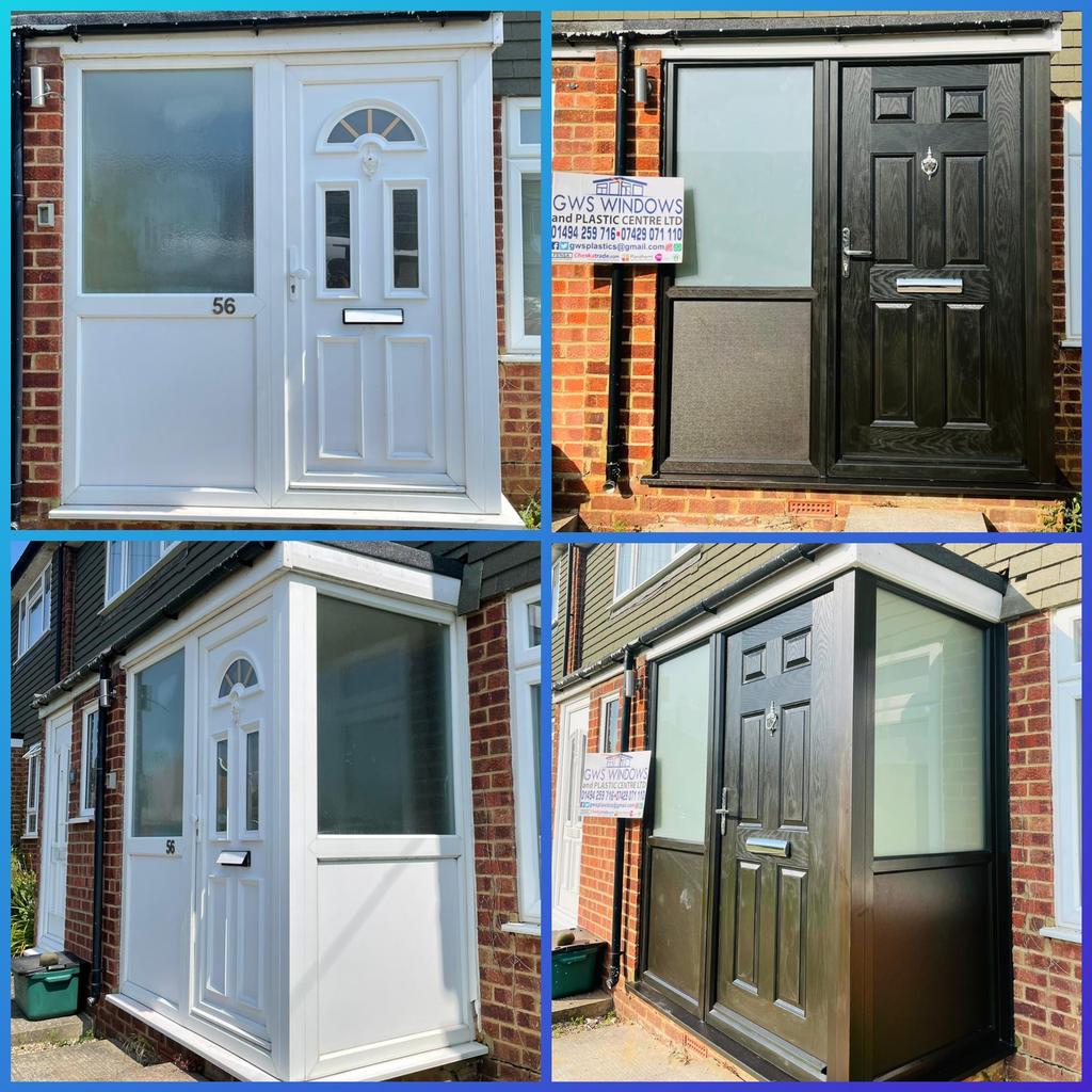 Porch transformation in Widmer End, Buckinghamshire.