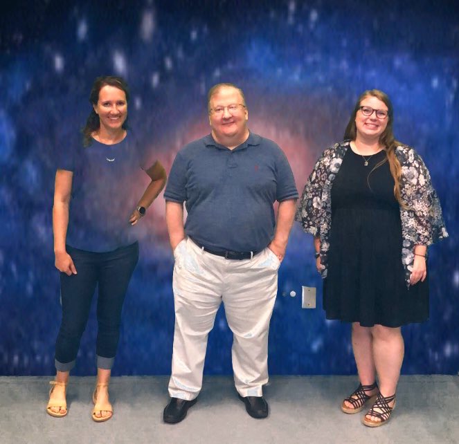 mroshields's tweet photo. New #BASAScience Teachers Ms. Kristin Wilson, Mr. O’Shields &amp; Ms. Kearston Jones . . . New School Year . . . New Opportunities! AND I found a #greenscreen room, too!!! 👏👏👏👏🙌 #WeAreBASA #BarrowBold #OnlyAtBASA #BASABlazers https://t.co/vRlMLUbQSt