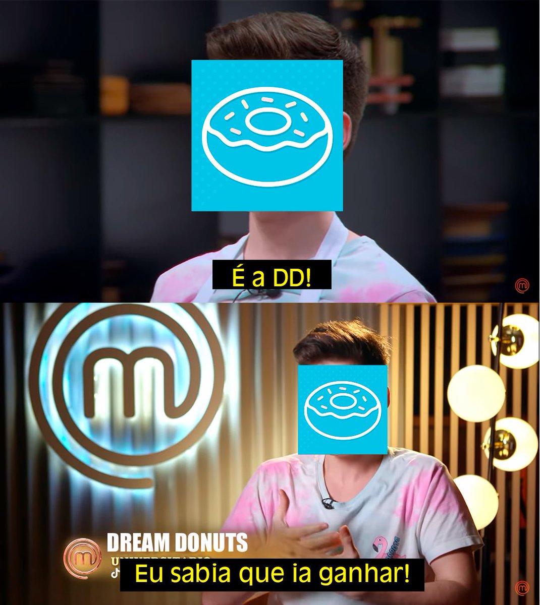 dreamdonutsbr's tweet photo. E essa cena do #MasterChef ontem, quem viu? 👑 🍩 

Imagens: MasterChef Brasil / TV Band https://t.co/ZyEDbj5LfS