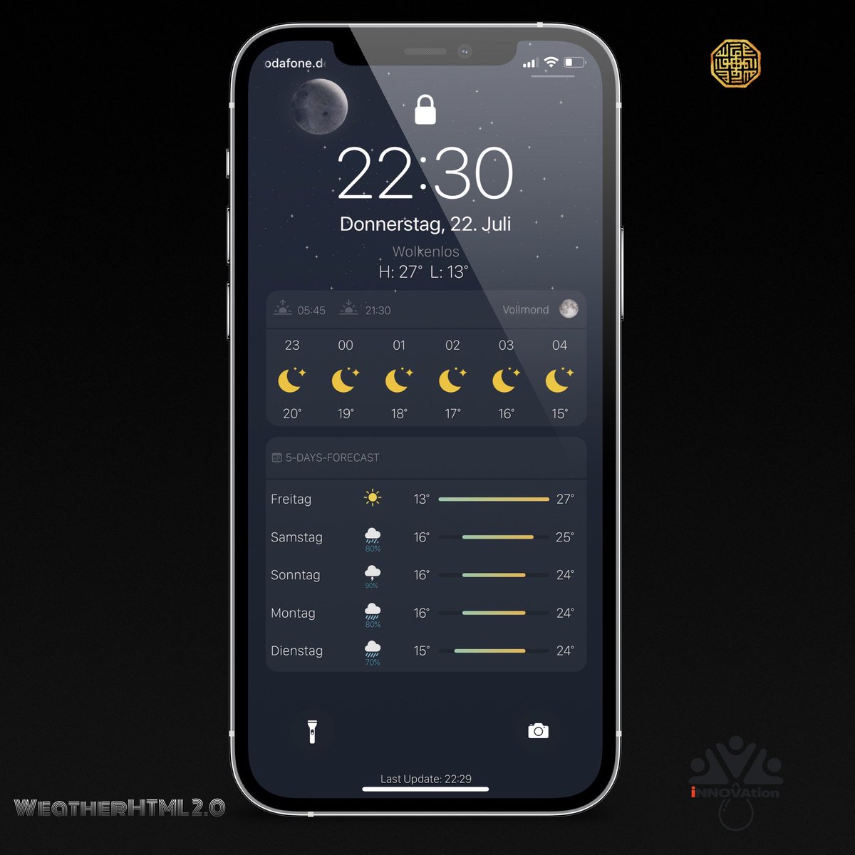 af0erster31's tweet image. #iOS15beta2 #nojailbreak #shortcuts

…just released!! 🙌 
WeatherHTML 2.0

#iNNOVATION on Discord 
@Attairdu57slm @kleinmone @thewaytozion @kothuq