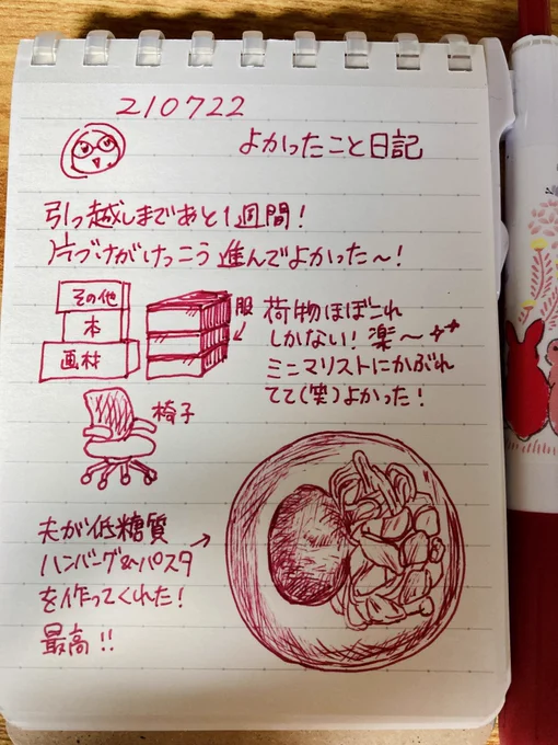 210722よかったこと日記 