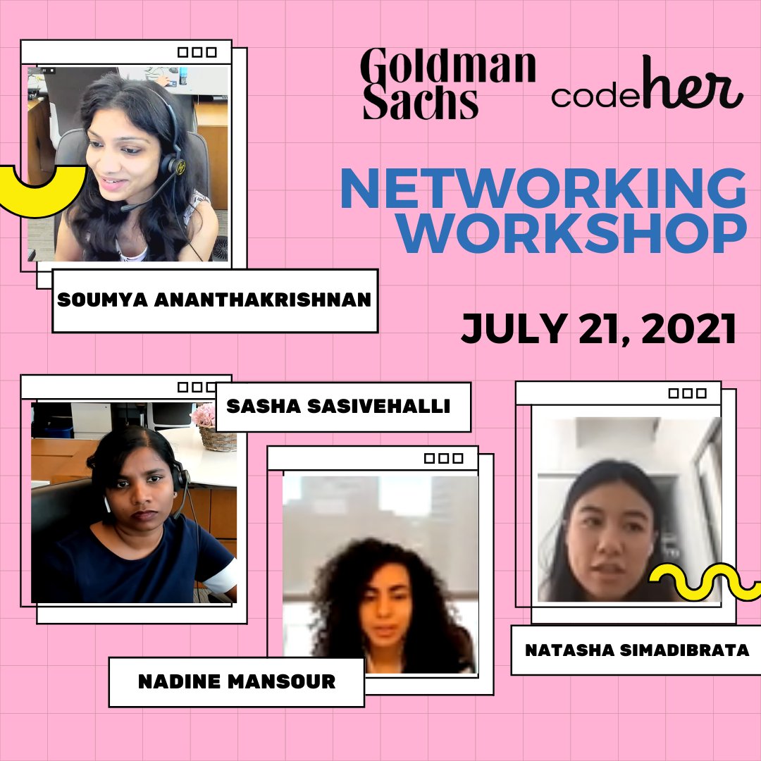 codehergirls's tweet photo. 40 young women from Bangladesh, India, Afghanistan, Ethiopia, Nigeria, and Pakistan, learned how to create elevator pitches, network online, prepare for interviews, and apply for jobs.

Thank you to #GoldmanSachs #CommunityTeamWorks for helping make this possible! https://t.co/IIXkx2weCA