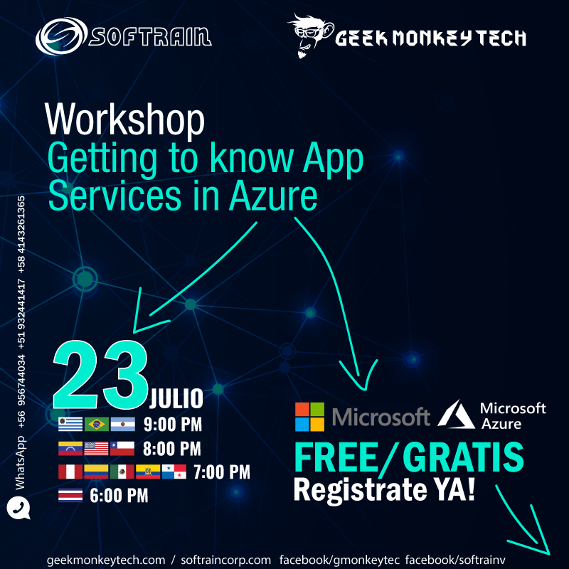 softrainve's tweet photo. Reserva YA tu cupo sigue los 2 pasos a continuación

1️⃣  Registrate👇
https://t.co/ROZ0Mk66nd 
Unirse a los Grupos WhatsApp o Telegram 👇

WhatsApp 
https://t.co/XDmwtwUUz1 

Telegram 
https://t.co/9g8ph9v7VB
#microsoft #azure #cloud #devops #devsecops https://t.co/fmnySIvie4