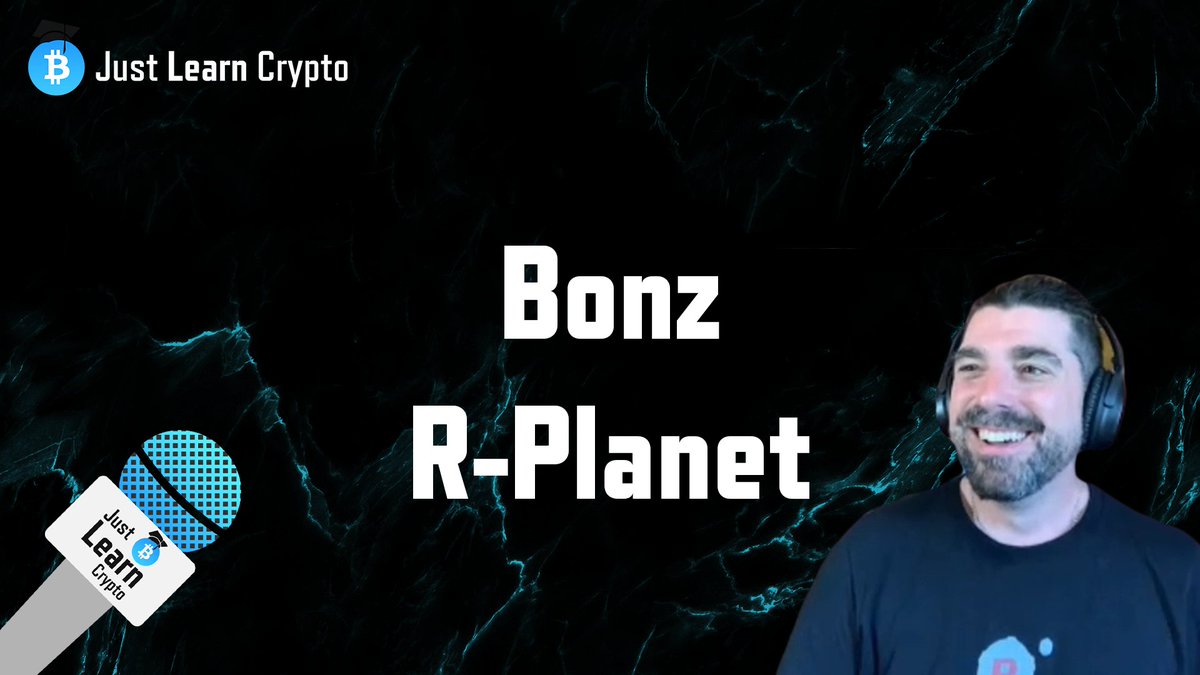 justlearncrypto's tweet photo. 🔥New #JustLearnCrypto exclusive interview with @BonzManifest from @RPLANETio out now! Hear him talk about the creation of R-Planet and learn about the awesomeness of staking NFTs!

Subscribe to our YT Channel!

https://t.co/4NHv3rd9FX

#blockchain #playtoearn #nft #nfts #crypto https://t.co/C4tkKTdG2L