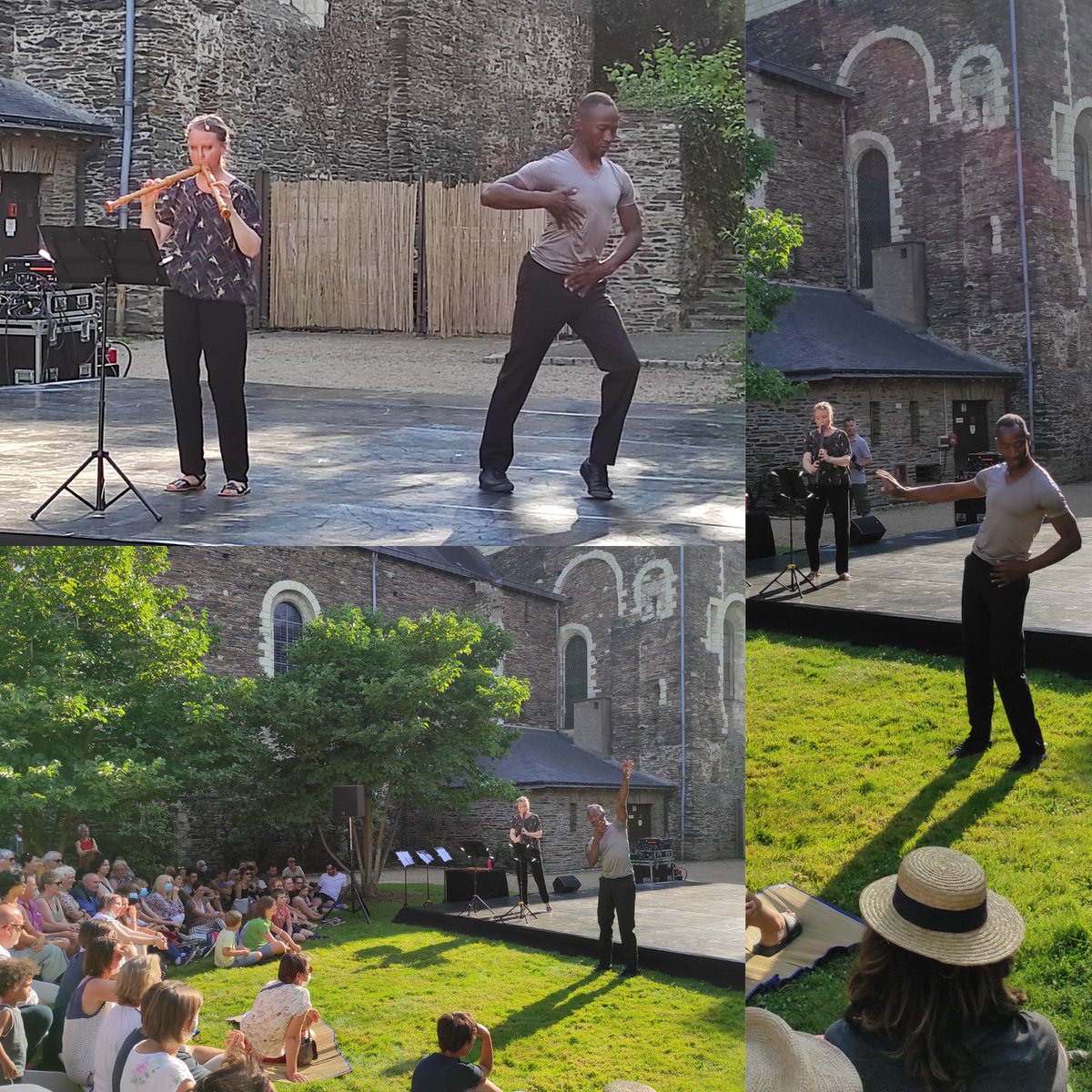 CorbinSemler's tweet photo. Belle émotion musique et danse ce soir au jardin Jean Lurçat. Un compagnonnage artistique avec #amarillis et Amala Dianor soutenu par le #dep49 et la ville #angers #tempo2rives #culture https://t.co/bcYjsL7PWw