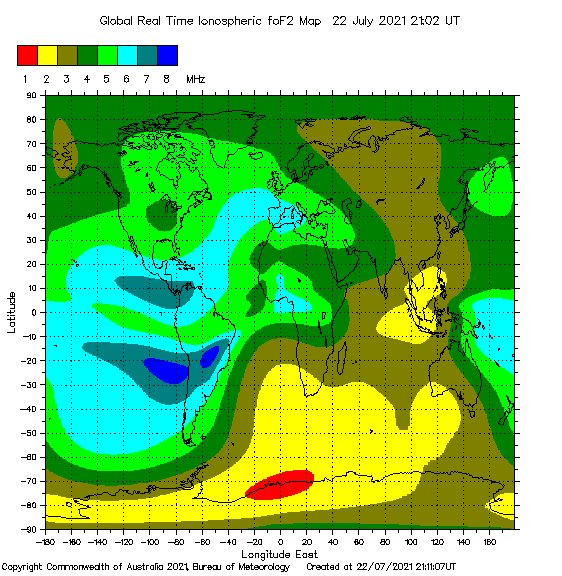 Global Optimum NVIS Frequency Map Based Upon Hourly Ionosphere Soundings via https://t.co/6WcAAthKdo #hamradio https://t.co/UbyZLWIuNQ