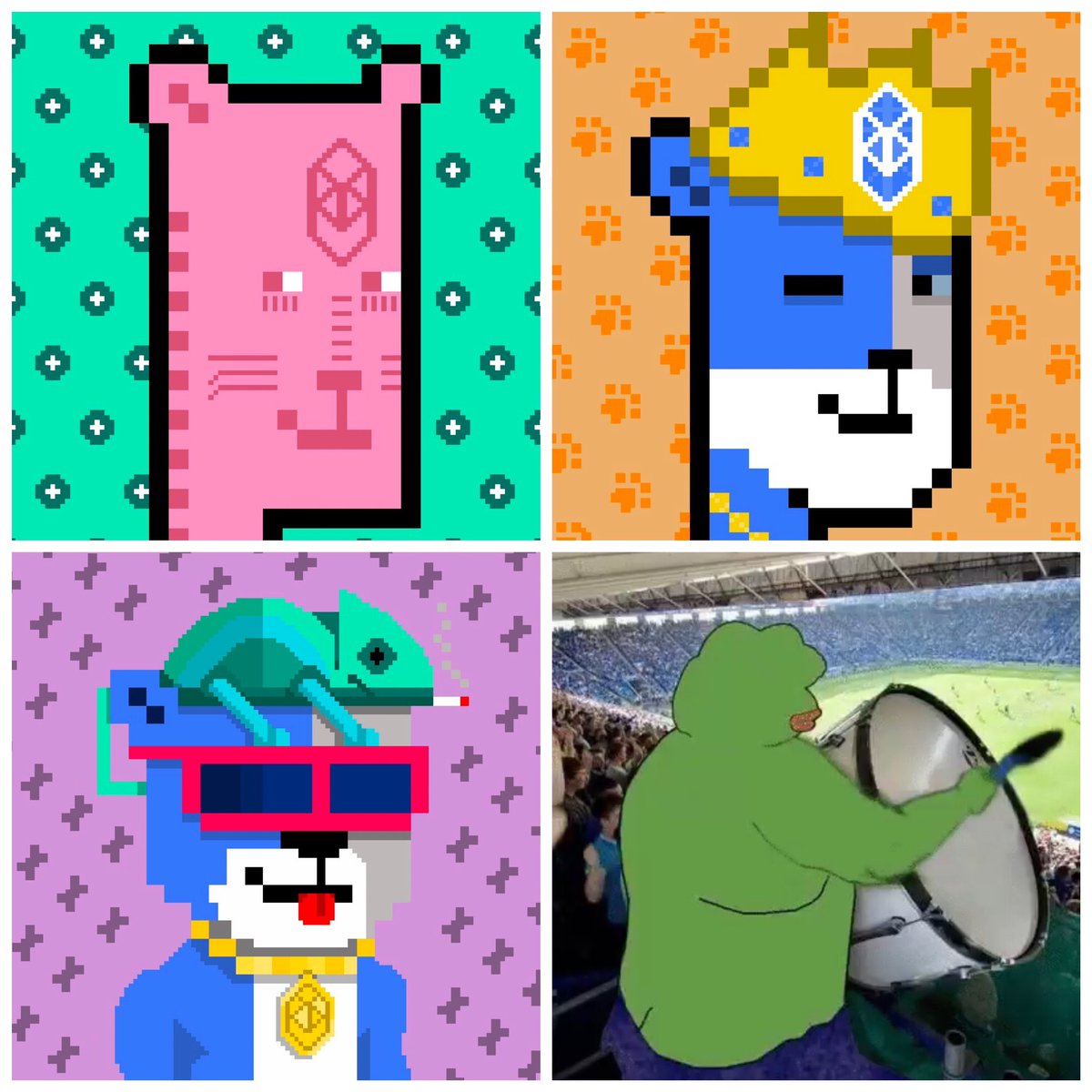 The0xSarge's tweet photo. 🔥https://t.co/lnA5ks9OJn🔥

🐯🐶🦎 = 🫂

💥LFG 💥 https://t.co/KQH6UqDWIH