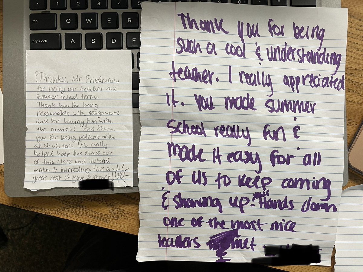 FriedmanHistory's tweet photo. It got a little dusty today in the classroom🥺 Teaching students is the best job. Can’t wait for my next journey. https://t.co/sIGgITGmkJ