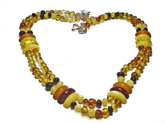 hvaradhan's tweet photo. Baltic Amber Bead Necklace, https://t.co/1HImR8wfvP via @EtsySocial #beaded necklace #metal beaded ncklace #ChokerNecklace #Twostrands https://t.co/30VnCyhpOB