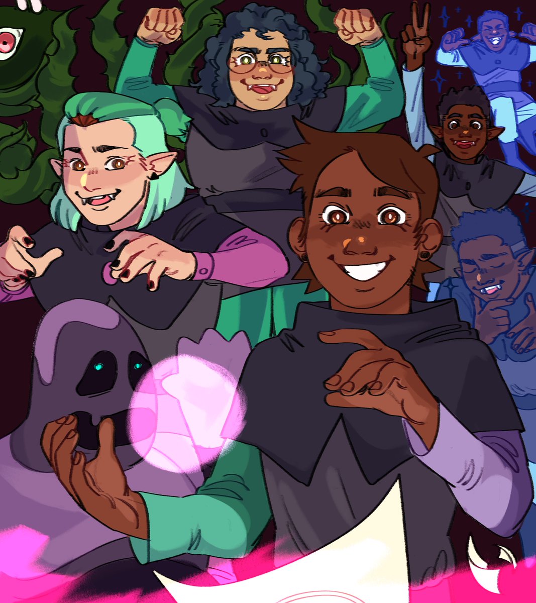 👑🦉Have you met our team leaders for this fight?

Which will you choose: Team Hexside👑💫 or Team Owl House🦉🌟