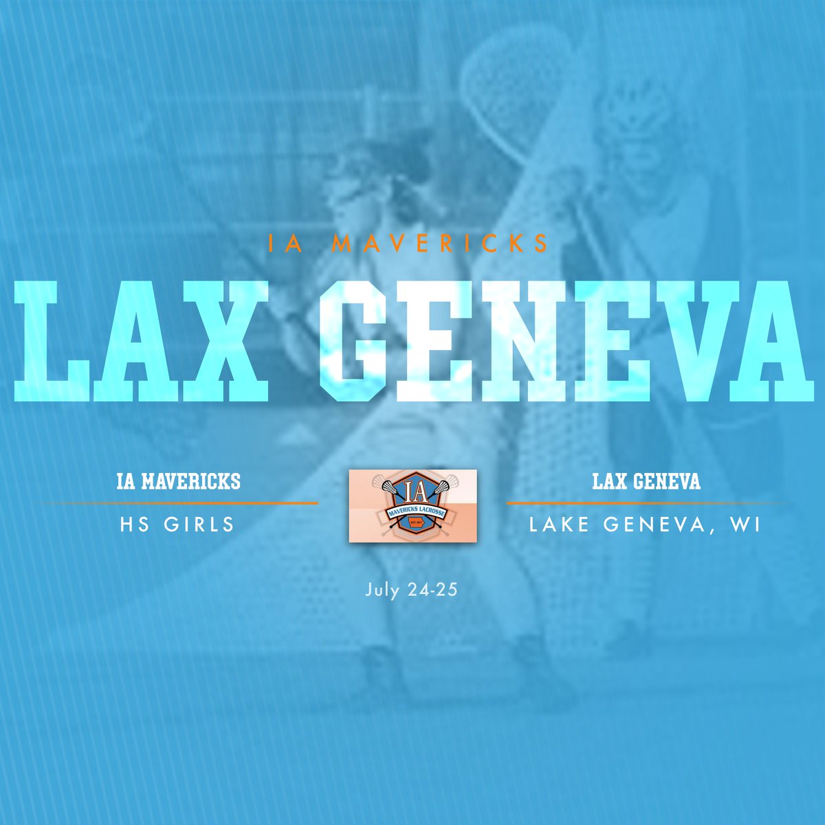 IAMaverickslax's tweet photo. Get ready to see the girls again this weekend at Lax Geneva! Join us in beautiful Lake Geneva, WI for some awesome summer action!!! 🚤🚤⚓⚓🥍🥍 @LacrosseAmerica #laxgeneva #lacrosse #summerlax21 #mavericks #girls https://t.co/5QPInWJmYo