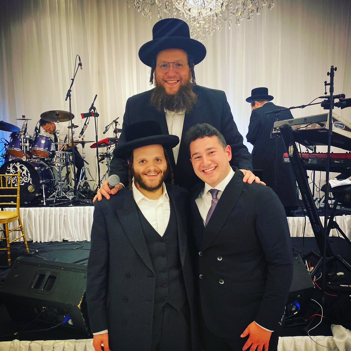 Was a blast singing with these guys last night!!