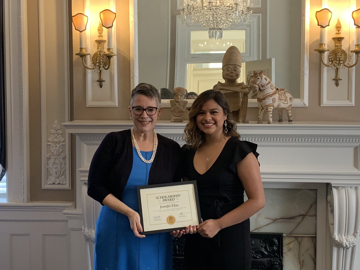 Wow! Congratulations to <a href="/GCSS_GHS/">Gainesville HS</a>  alum Jennifer Elias for her recognition as the <a href="/BrenauU/">Brenau University</a> Dream Scholarship recipient. We are so proud of Jennifer and so grateful to @AnneASkleder and her amazing team for providing one of our own this opportunity.