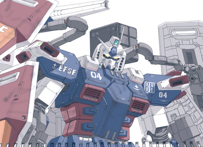 渾身のフルアーマーガンダムです。めっちゃ頑張ったからみんな見てくれ!!
#ガンダム  #サンダーボルト #イラスト 
#イラスト好きな人と繋がりたい 