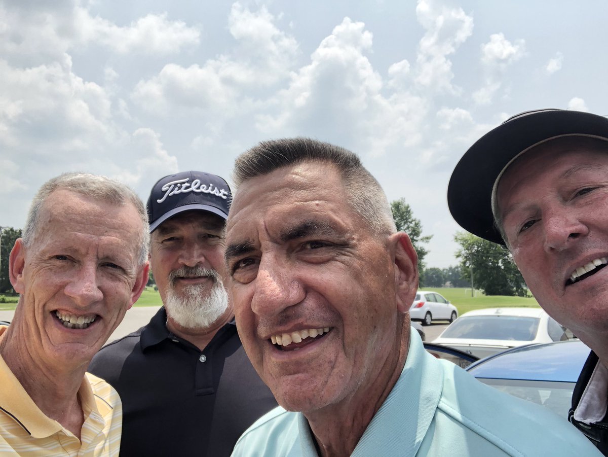 Had a great day today playing a round of golf and reminiscing with 2 high school teammates and our JV basketball Coach from Joplin Parkwood!