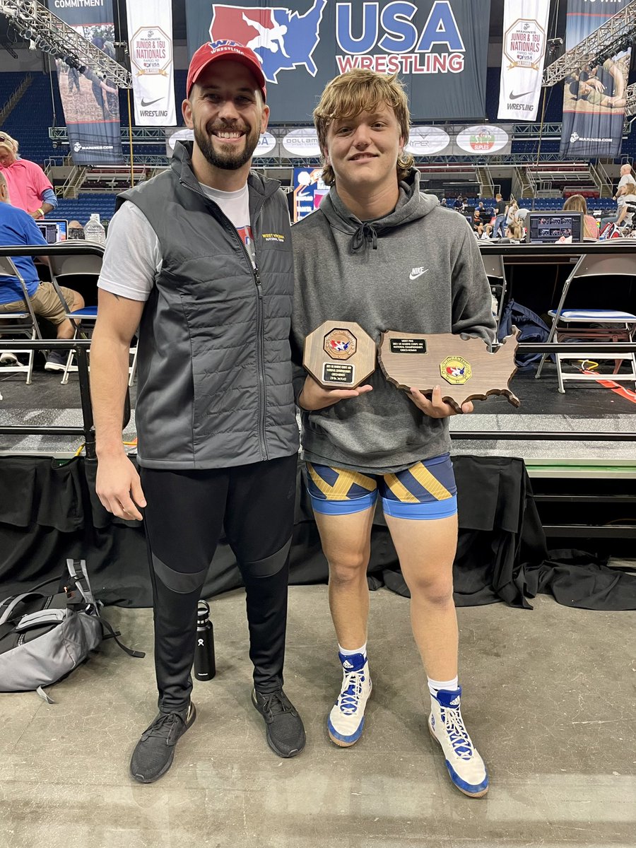 Erick Brothers takes home All-American status placing 3rd in the 16u Greco National Tournamet. He also picked up the award for most pins in the least amount of time! #Invested